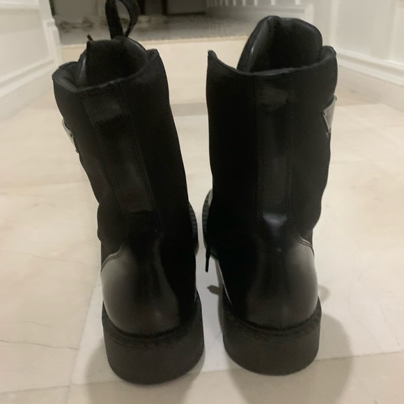 Prada Chocolate Combat Boot (Men) Size 10 - Picture 6 of 13